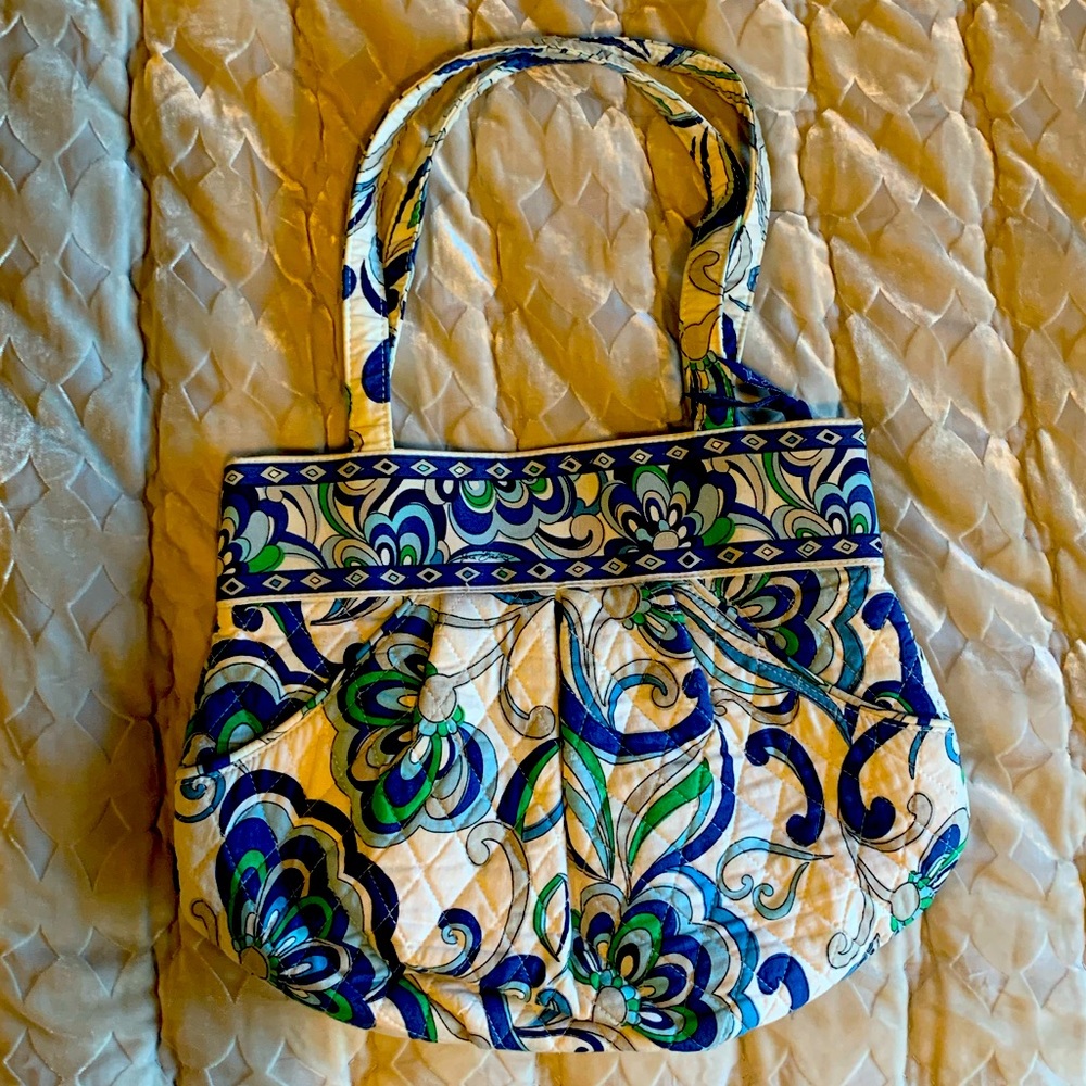 Vera Bradley Purse Retired Fall 2008 Mediterranean White Bag